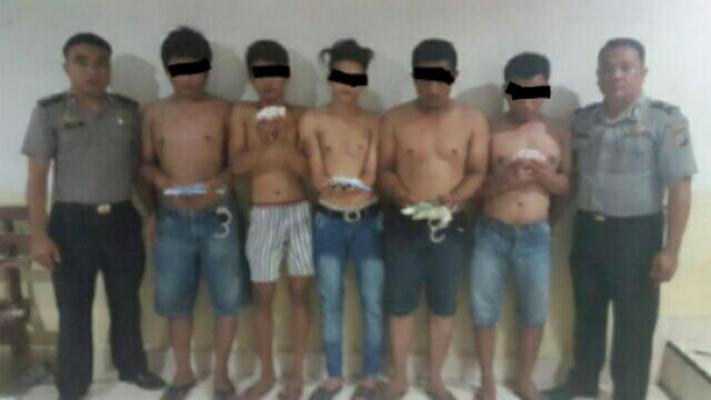  Asyik Bermain Judi, 5 Pelaku Pemain Judi Berhasil Ditangkap