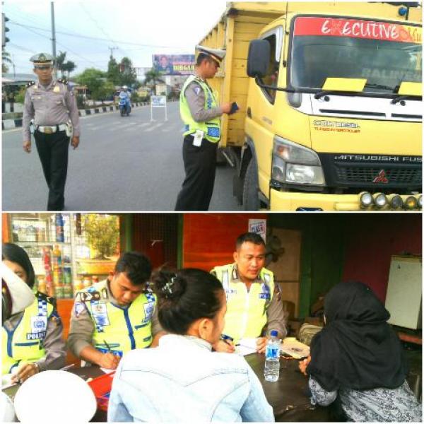  Kasat Lantas Polres Rohil Pimpin Ops Zebra di Bagan Batu