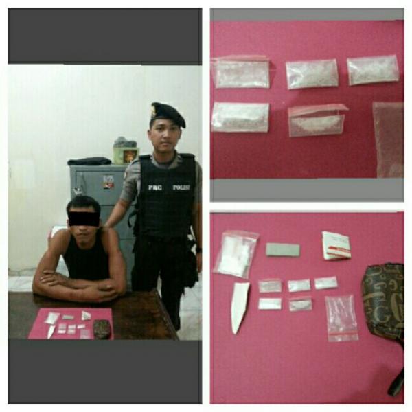  Melarikan Diri Saat Ditangkap, 5 Paket Shabu Berhasil Disita Dari Tangan Pelaku