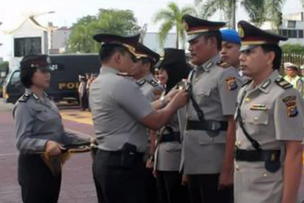 Polres Dumai Gelar Sertijab 3 Perwiranya