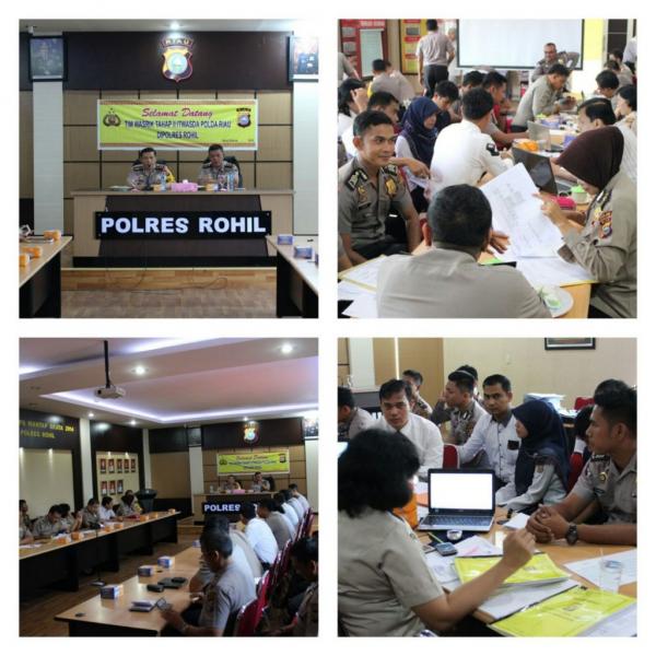  Polres Rohil  Menerima Tim Wasrik Tahap II Dari Itwasda Polda Riau