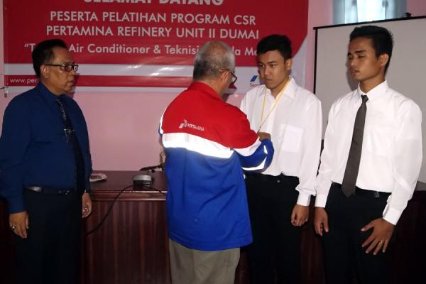 33 Peserta Ikuti Pelatihan Teknisi AC dan Sepeda Motor  Digelar Disnakertrans dan Pertamina