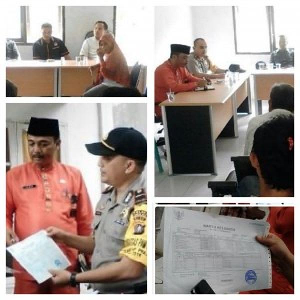 Antisipasi DPT Ganda, Kapolsek Simpang Kanan Berkoordinasi Dengan PPK/KPPS Wilayah Perbatasan