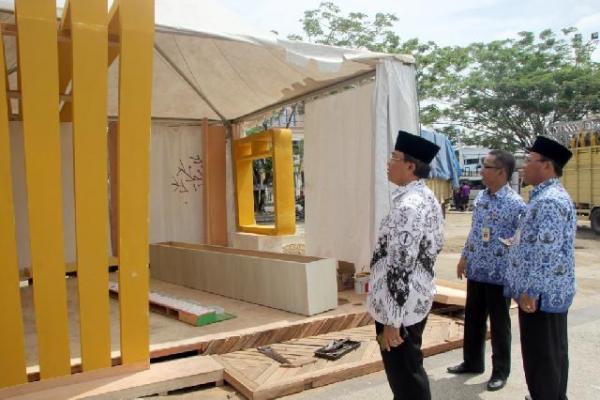 Bupati Inhil HM Wardan Tinjau Persiapan Acara Tehnologi Tepat Guna 