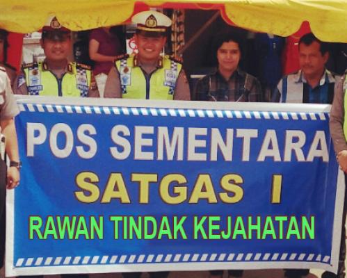 Cegah Kejahatan Dijalan Raya, Polres Rohil Dirikan Posko