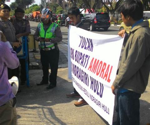 Datangi Polda Riau, FPMP Inhu Desak Pengusutan Dugaan Pemukulan Wartawan