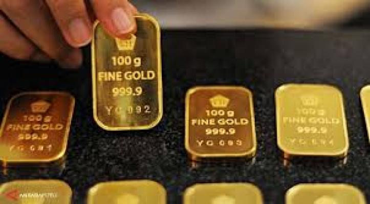 Harga emas batangan hari ini pada kisaran Rp 548.000/gram