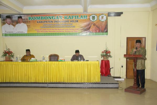 Ikuti MTQ Riau Ke XXXIV 40 Qori dan Qoriah Inhil Dilepas Secara Resmi