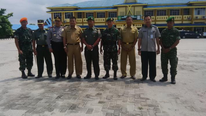 Jajaran Kasrem 031/WB Pantau Lokasi Karlahut di Meranti