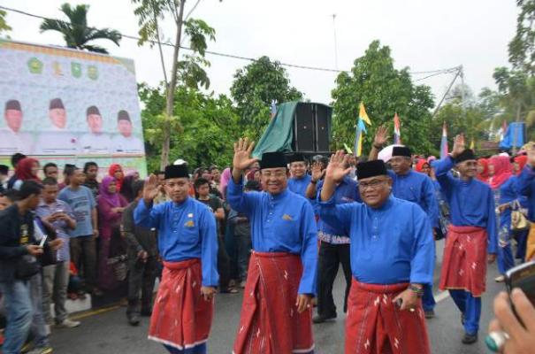 Kabupaten Indragiri Hilir menurunkan 700 peserta di Pawai Ta`aruf MTQ ke-34