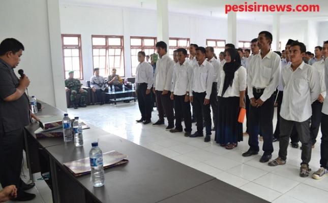 Panwas Bagan Sinembah Lantik 266 Pengawas TPS