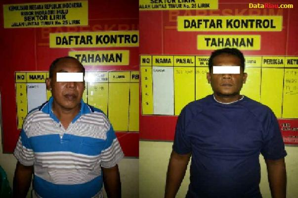 Polsek Lirik Amankan Dua Tersangka Judi Togel