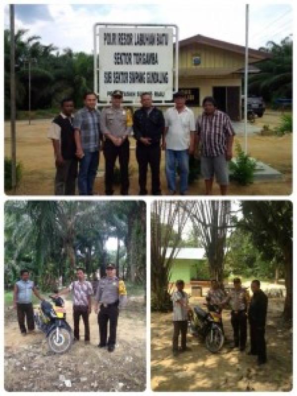 Polsek Simpang Kanan Sambang Antisipasi Kerawanan Menjelang Pilkada.