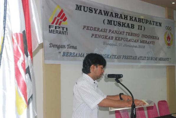 Secara Aklamasi, Hariyanto Kembali Terpilih Sebagai Ketum FPTI Meranti