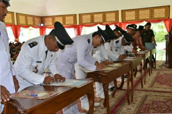 Seluruh Kades di Bengkalis Nyatakan Netral Pilkada Serentak