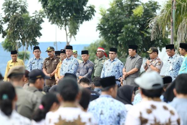 Apel Nusantara Bersatu, Orasi Kebangsaan Petinggi di Meranti Pecah Dihadapan Ratusan ASN