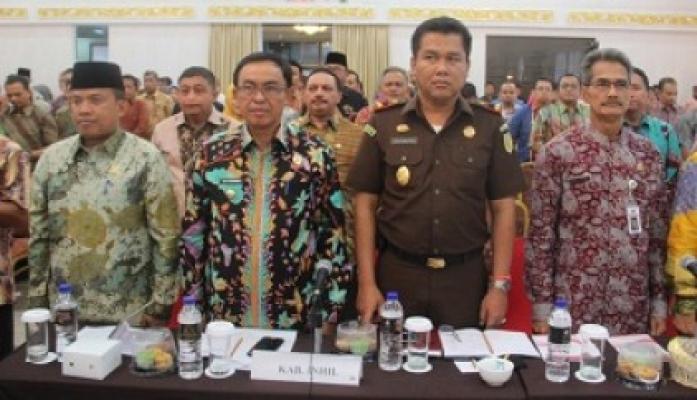 Bupati Inhil Hadiri Rakor Serah Terima P2D