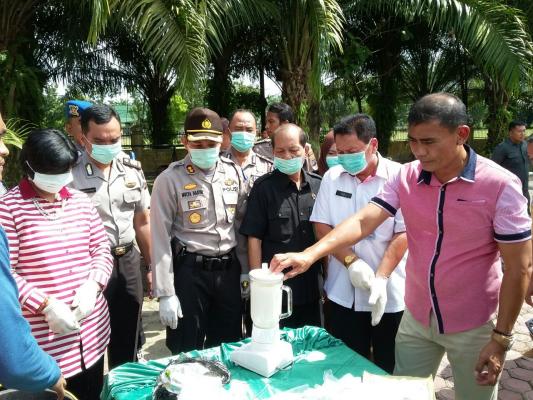 Hasil Pengungkapan 11 Hari Polres Langkat Musnahkan Ganja dan Sabu