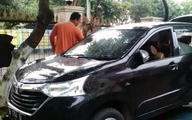 Mobil Avanza Oknum Personil Polres Rohil Diduga Dipakai untuk Merampok Truk Sawit  