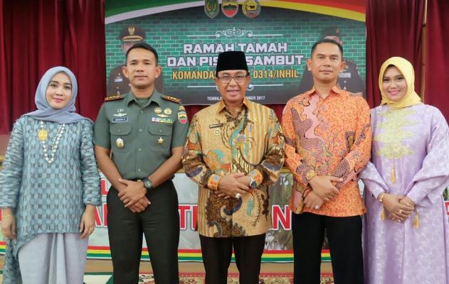 Bupati Inhil Hadiri Ramah - Tamah dan Pisah - Sambut Dandim 0314/Inhil