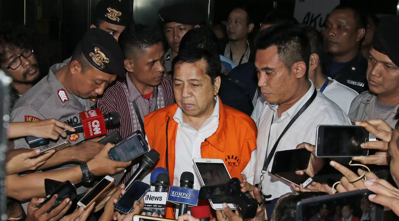 Ini Pernyataan Lengkap Setya Novanto Sebelum Masuk Rutan KPK