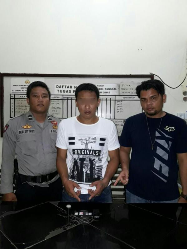 Kantongi 4 Paket diduga Sabu, Pria Tanjung Medan Utara Ini Tak Berkutik Saat diringkus Unit Res Polsek Pujud