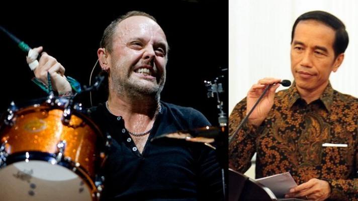 Keren! Akun Instagram Drummer Metallica Pajang Foto Jokowi, Ini Kesannya Pada Presiden Indonesia