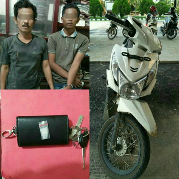 Miliki Barang Haram, Dua Pria ini dibekuk Tim Opsnal Polsek Tanah Putih Rohil