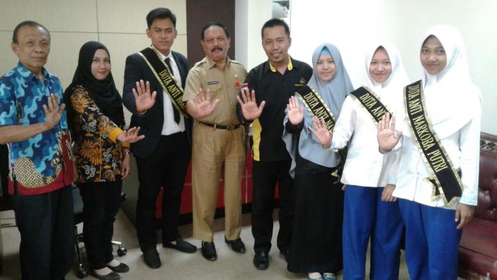 Sekda Inhil, Duta Anti Narkoba  Harus Bisa Berikan Contoh Yang Baik