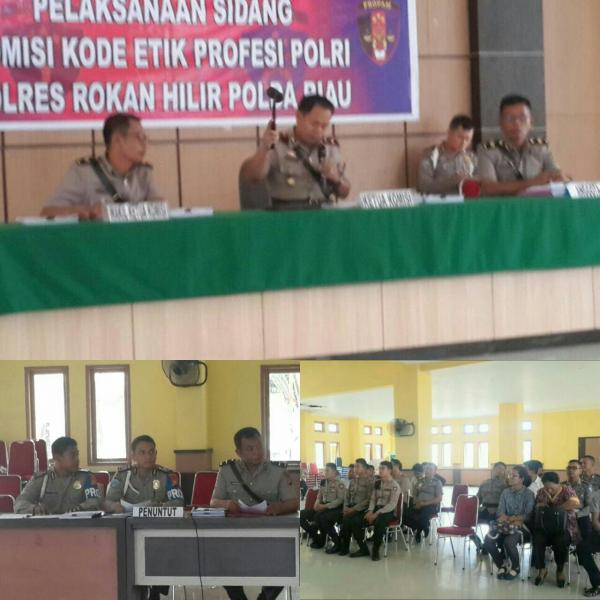 Tiga Pekan Menjabat, Waka Polres Rohil, Dr Wawan SH MH Pecat 3 Personilnya Karena Lakukan ini