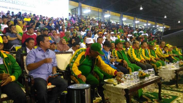 Wakil Gubernur Riau Tutup Secara Resmi Porprov IX 2017 di Kab. Kampar,  Bengkalis Juara Umum