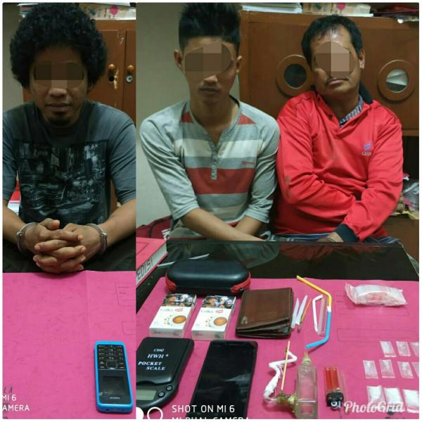  Polres Kampar ringkus 3 Anggota Sindikat Pengedar Shabu 