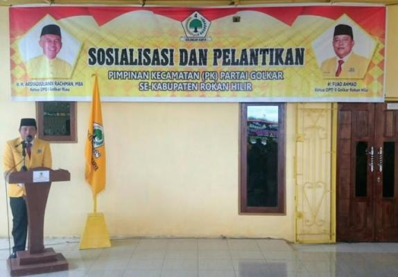 2019, Golkar Rohil Optimis Pemenang Pemilu 
