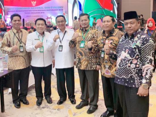Bupati Inhil Hadiri Rakornas Evaluasi P3MD 2018