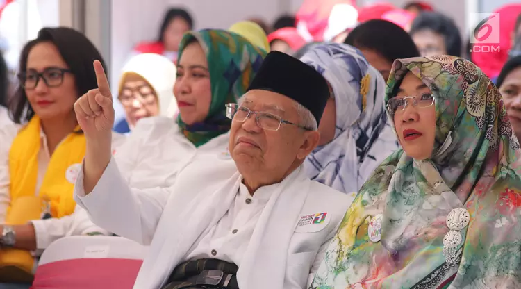 Cawapres No 01 Ma ruf Amin :Orang sehat Bisa melihat Prestasi Jokowi,kecuali orang yang Budek,Buta dan Bisu tidak bisa lihat Realita