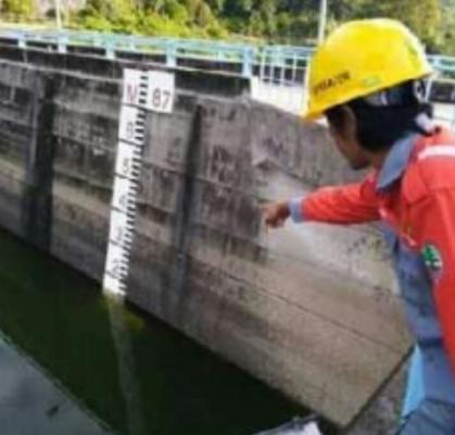 Danau PLTA Koto Panjang Meluap Imbau Masyarakat Hilir Hati Hati Beraktifitas