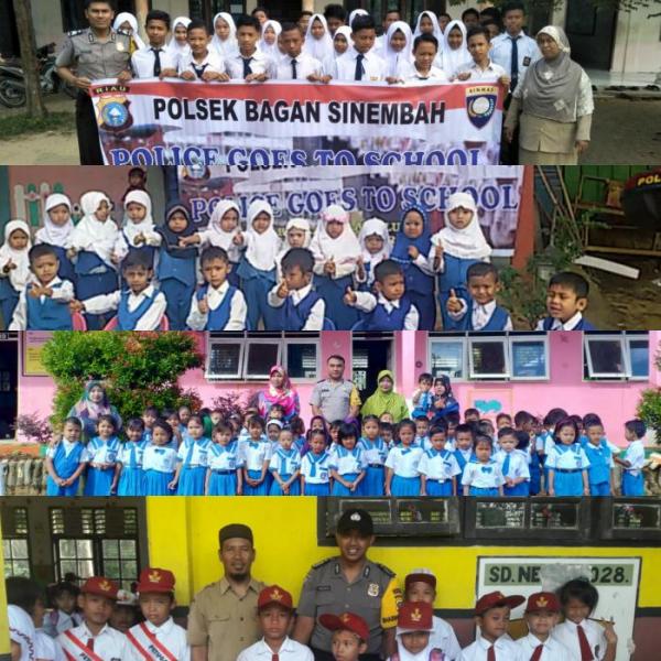 Gencar, Polisi Kembali Datangi 7 Sekolah di Rohil..