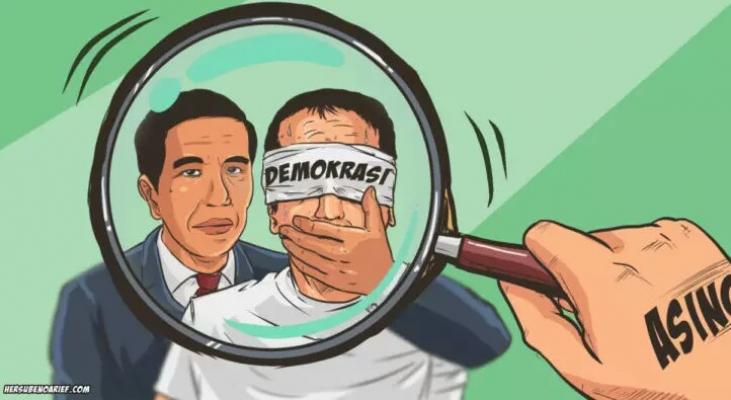Jokowi di Mata Pengamat Asing : Anti Demokrasi dan Berubah Menjadi Otoriter