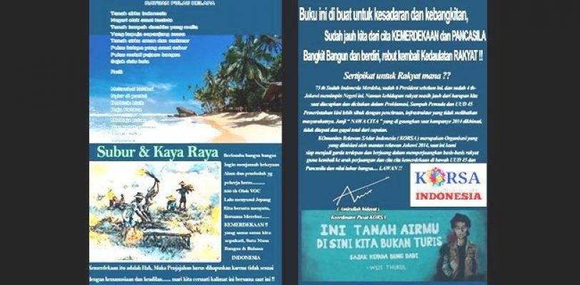 Luk! Ada Buku Kebohongan (Agraria) Jokowi, Penulisnya (Amirullah Hidayat) Merasa Diintai