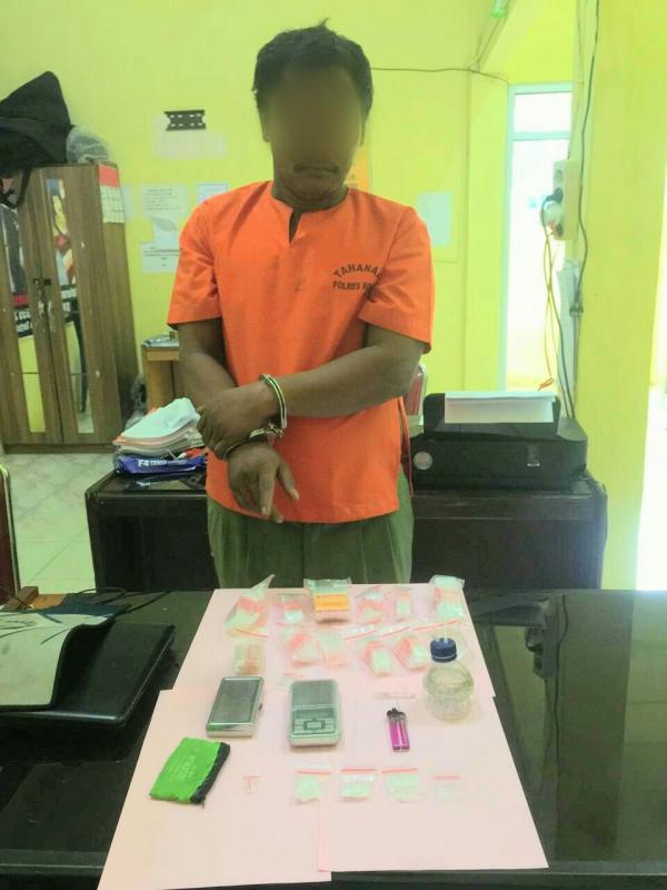 Penggrebekan Diduga Pemilik Sabu di Bagan Batu , Satu Berhasil Ditangkap 2 Lagi DPO 