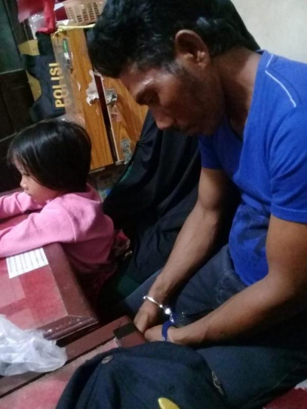 Teganya  Bapak tiri,setubuhi anak Hamil 6 bulan
