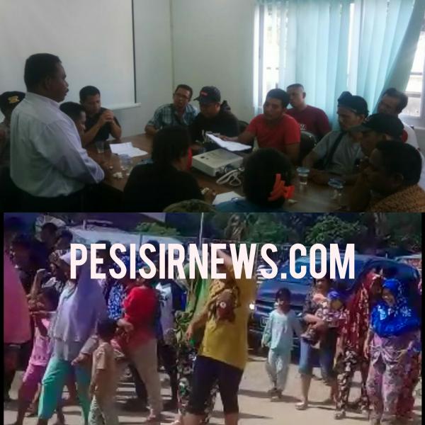 Warga Lakukan Aksi Damai di Depan PKS PT BSS, Ini permintaannya...