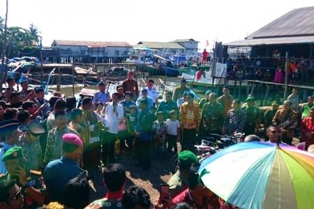 Presiden Jokowi  Resmikan  BAKAMLA