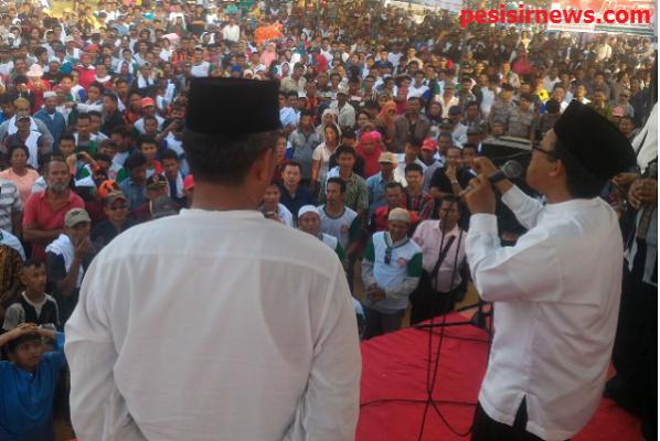 Andalkan Nurani dan Kejujuran, Kampanye Mantap di Baganbatu Dihadiri Sepuluh Ribuan Massa