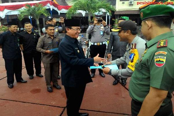 Bupati Inhil Rayakan HUT Satpam ke-53
