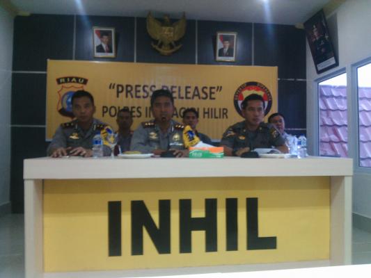 Ini kejahatan yang menonjol di Kabupeten Inhil sepanjang tahun 2015