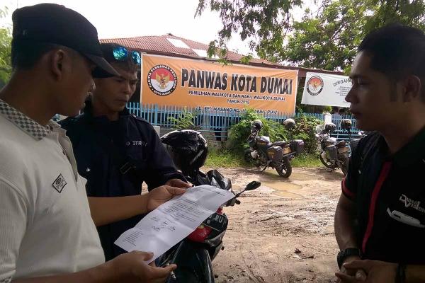 Ini penyebabnya FMPPD dan belasan warga ramai-ramai datangi Panwaslu Kota Dumai
