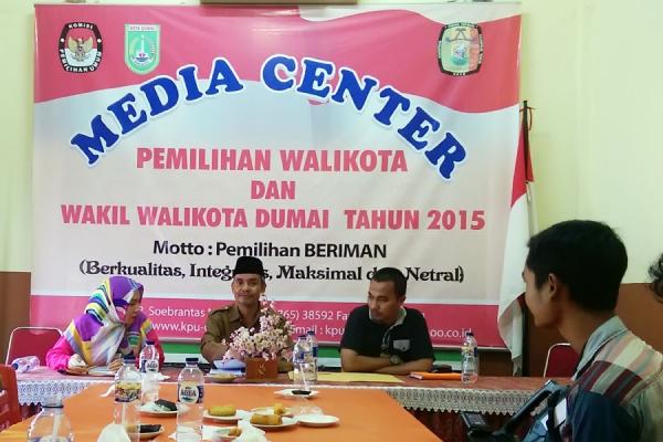 KPU Dumai Himbau Paslon dan Tim Tidak Keluarkan Klaim Menang