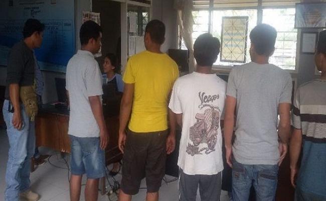 Lima Kawanan Rampok Dititipkan di Rutan Kelas IIB Rengat