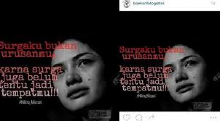 Meme Nikita Mirzani, Surgaku Bukan Urusanmu